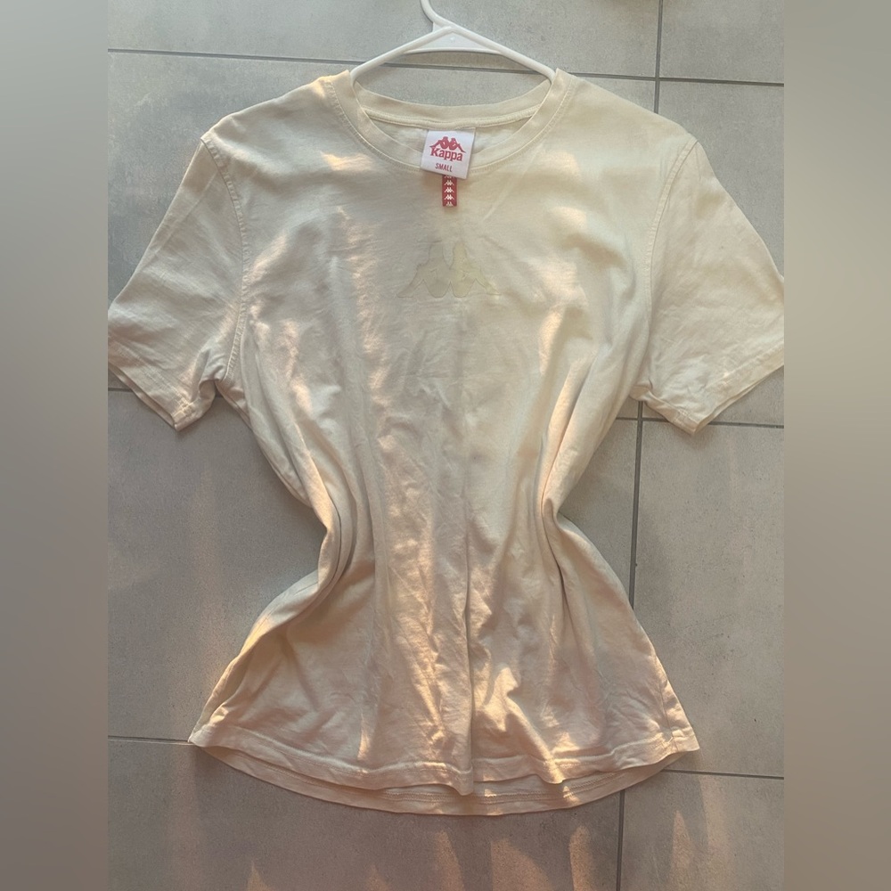 Kappa White T-Shirt with Iconic Logo (women)